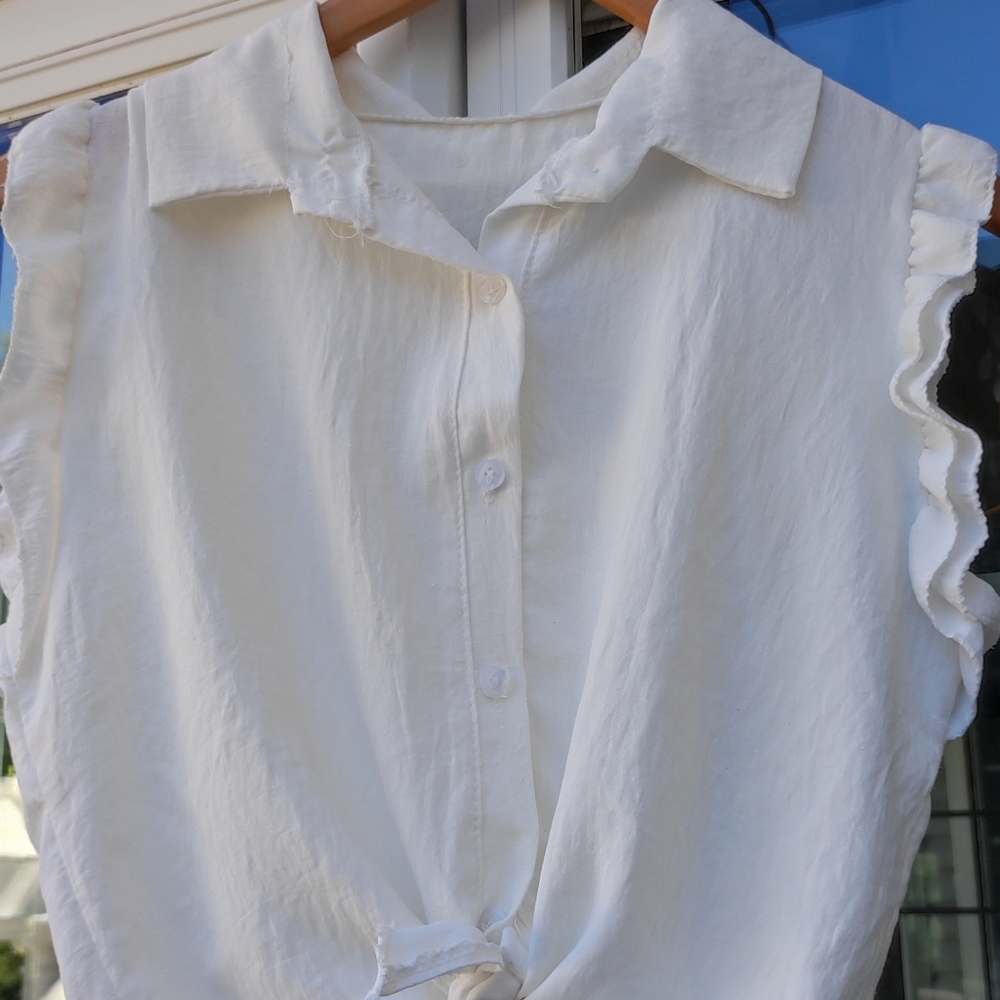 White Italian blouse